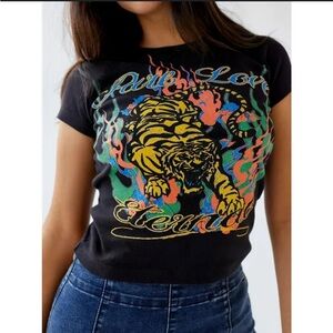 Urban Outfitters Black Graphic Tee